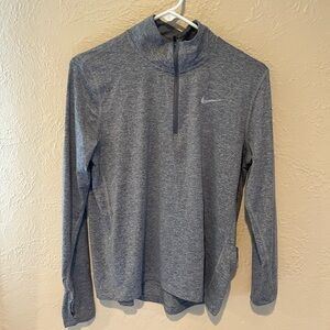 Nike Womens Dri Fit Quarter Zip Running Long Sleeve